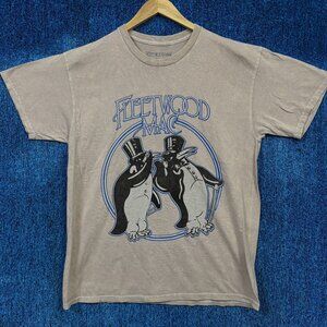 Fleetwood Mac Penguins Rock T-shirt Size Large